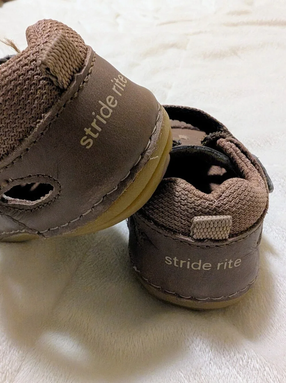 Stride Rite Soft Motion Sonny Sandals, Brown Size 4